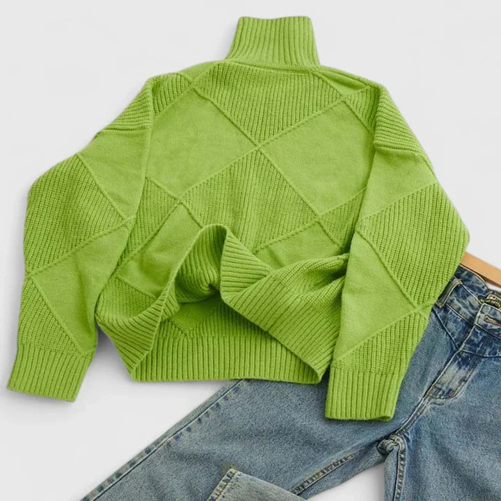 Maelle | Soft High-Neck Sweater