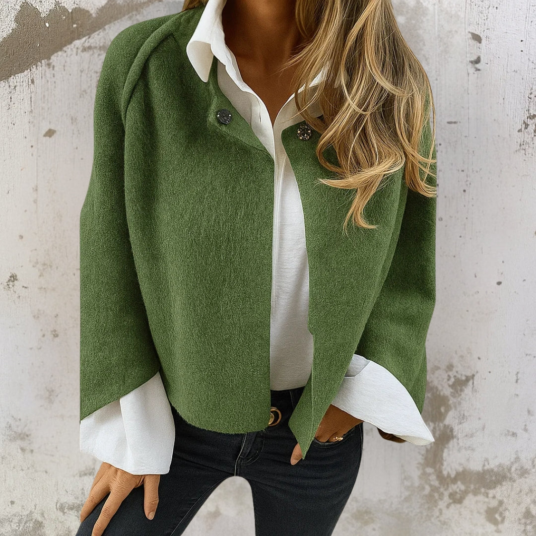 Clara – Short Wool-Blend Coat