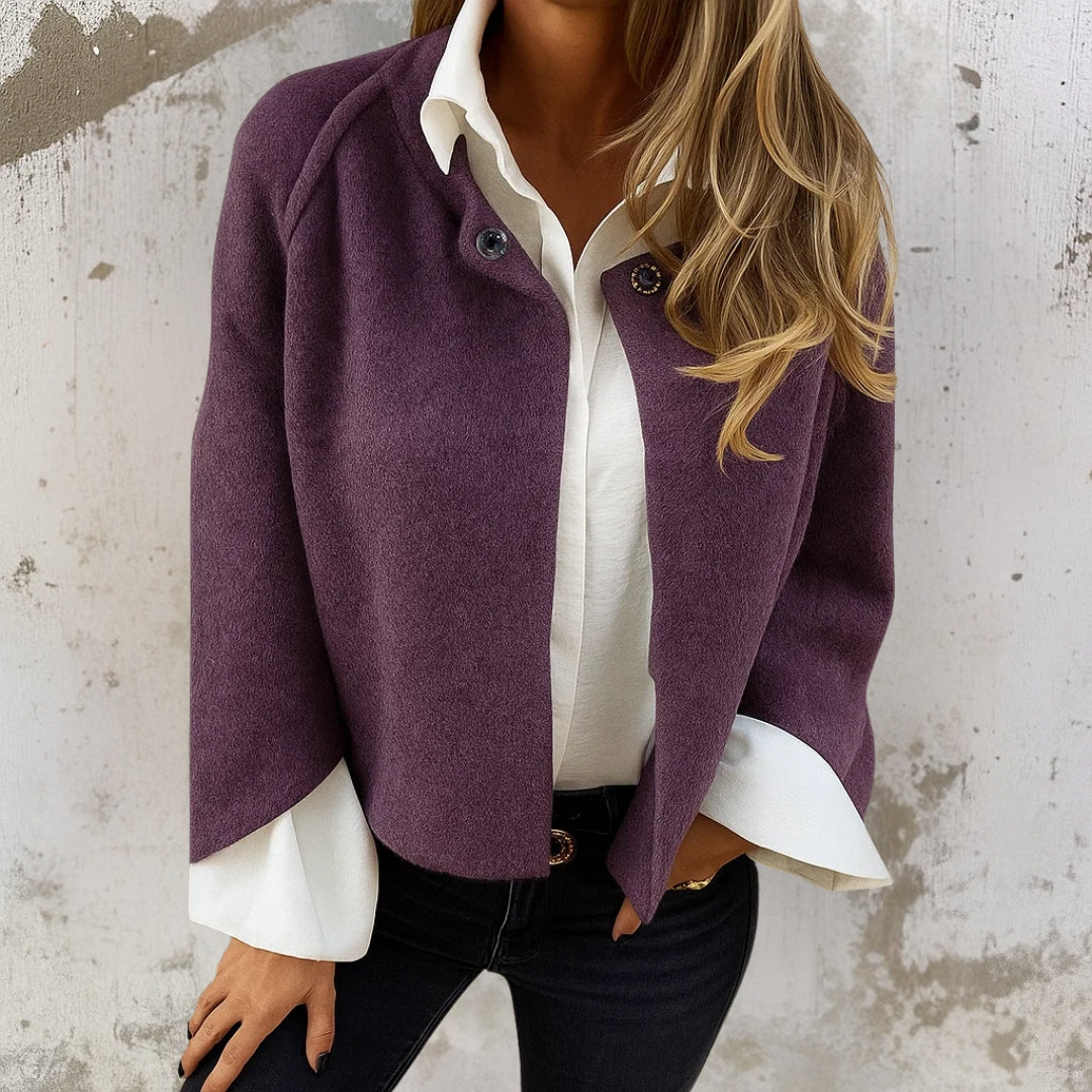 Clara – Short Wool-Blend Coat