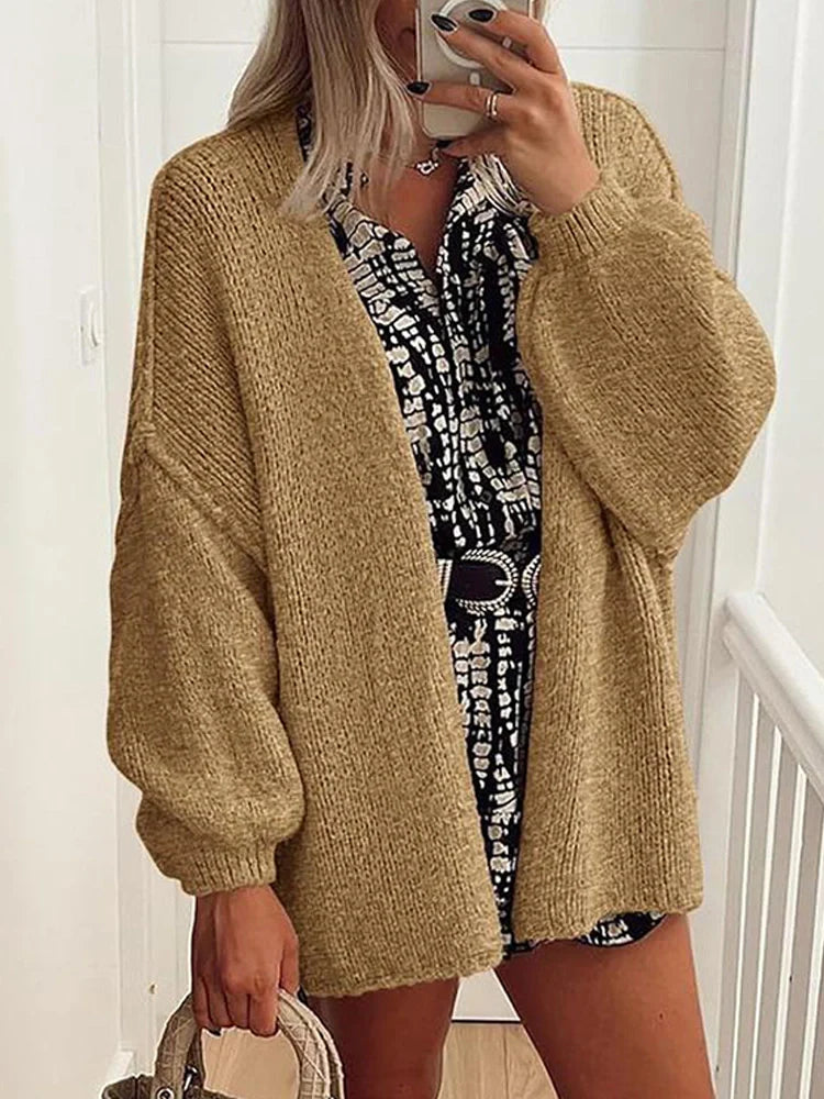 Women’s Oversized Knit Cardigan Sweater