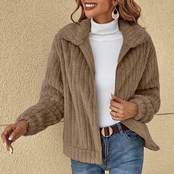 Sienna – Textured Fleece Coat