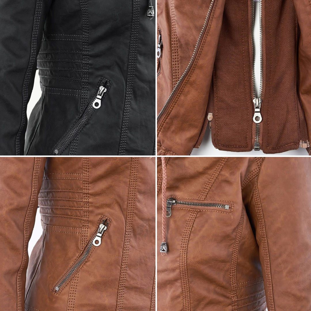 Rhea – Modern Leather Jacket
