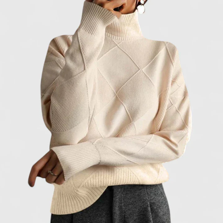 Maelle | Soft High-Neck Sweater