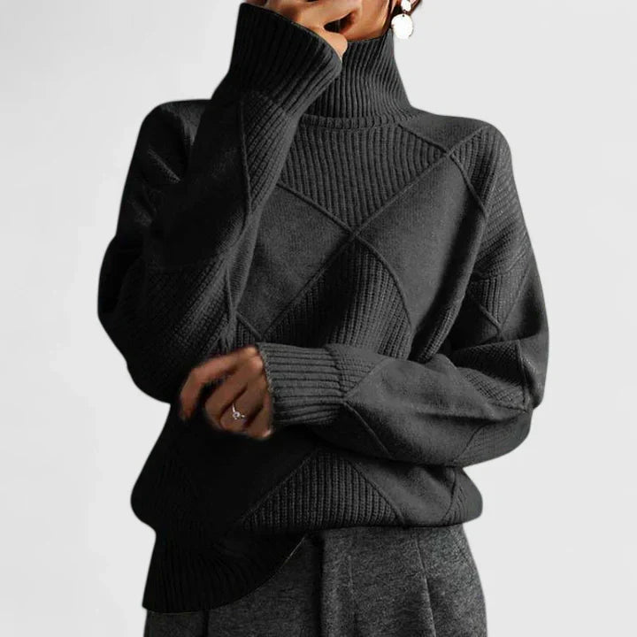 Maelle | Soft High-Neck Sweater