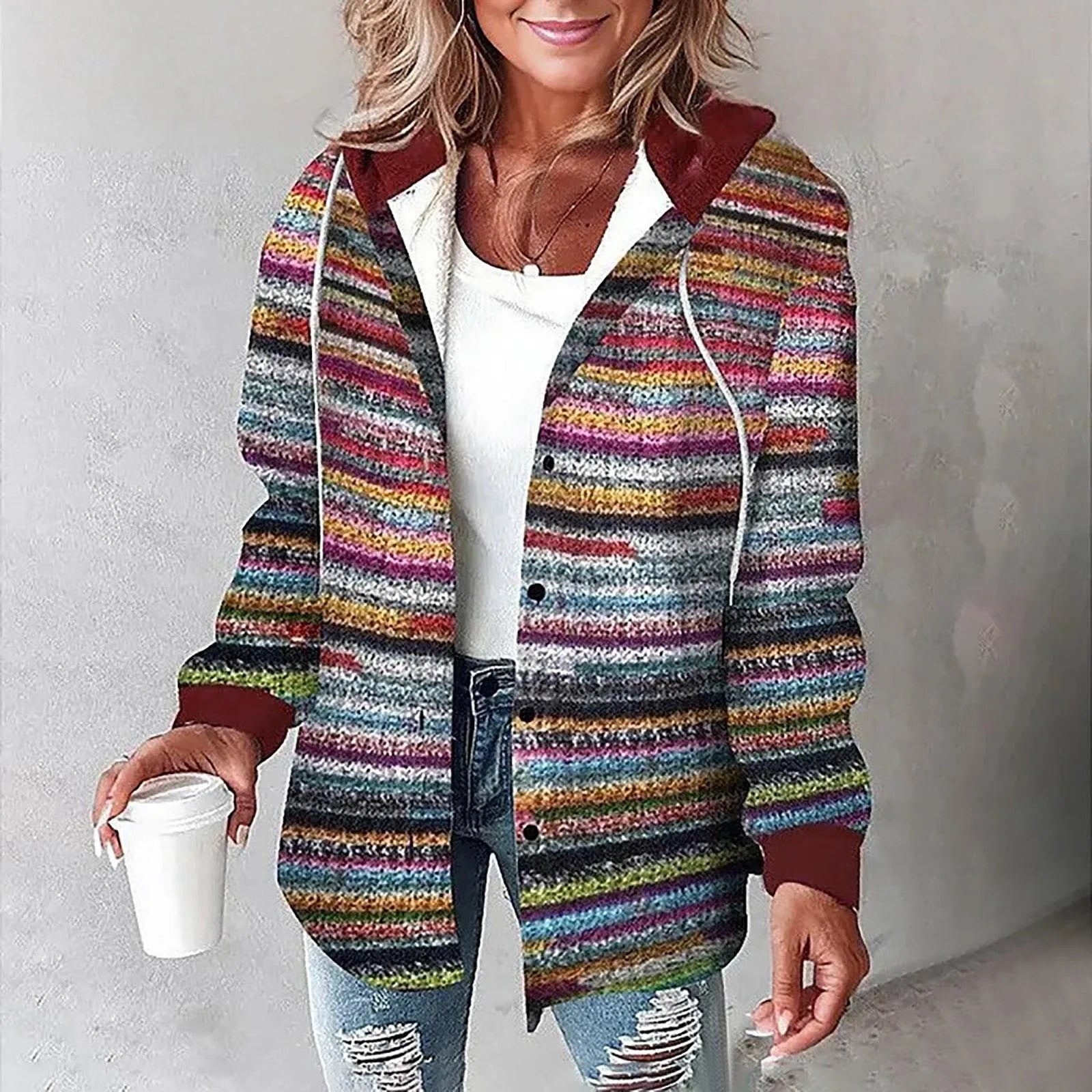 Naya – Checked Zip Overshirt