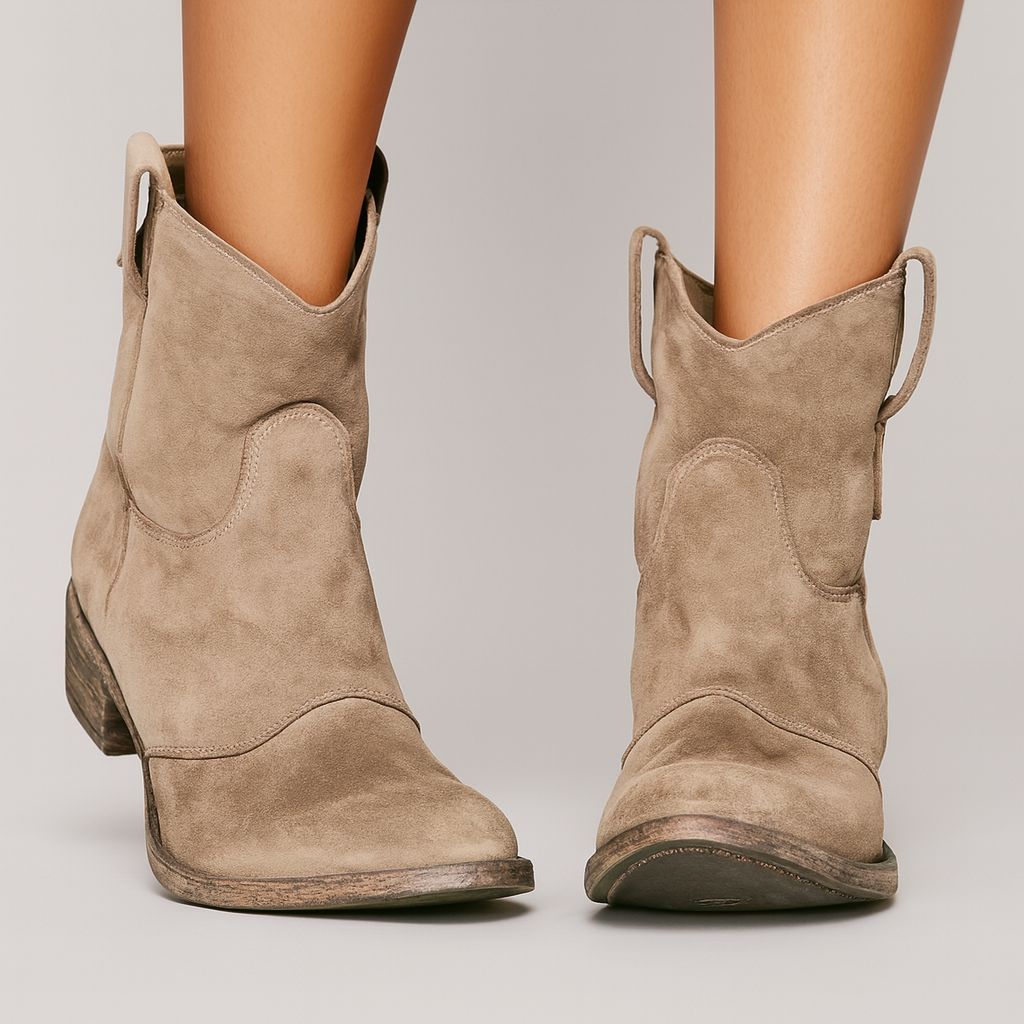 Marcheline™ - Suede Western Boots