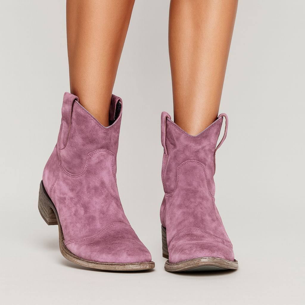 Marcheline™ - Suede Western Boots