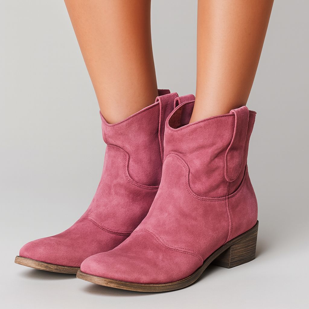 Marcheline™ - Suede Western Boots
