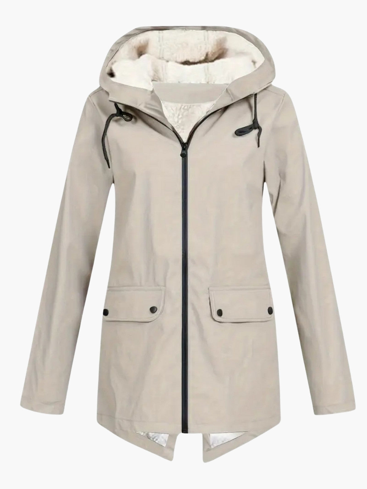 Isolde | Fleece-Lined Rain Parka