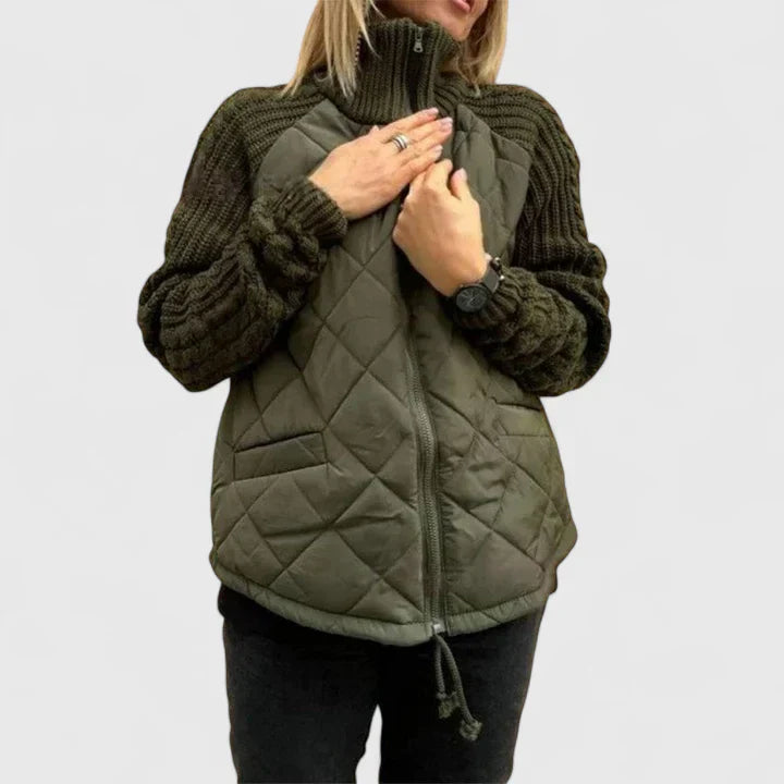 Elara Patchwork Jacket