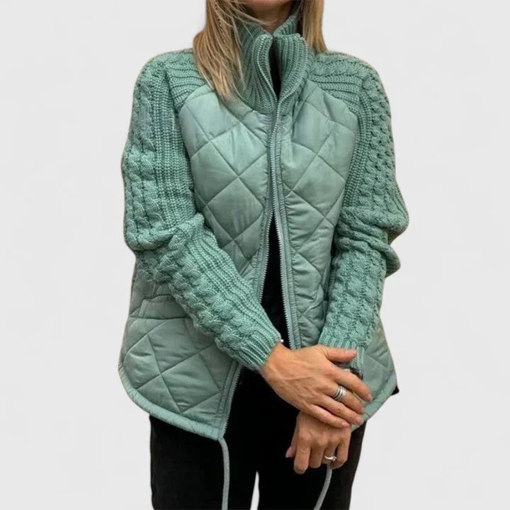 Elara Patchwork Jacket