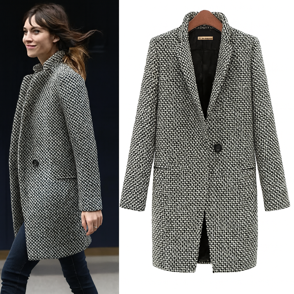 Amara – Signature Tweed Coat
