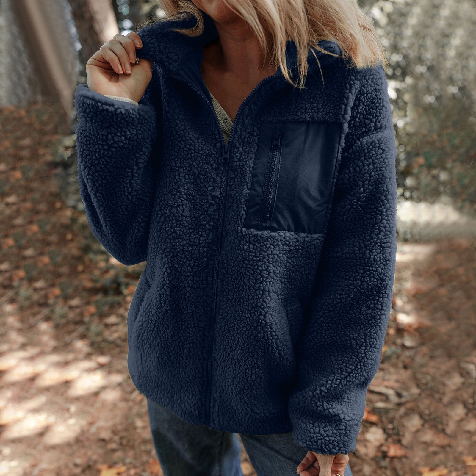 Adele | Sherpa Fleece Jacket