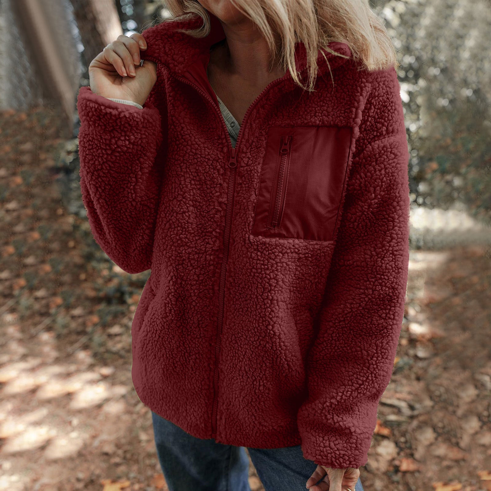 Adele | Sherpa Fleece Jacket