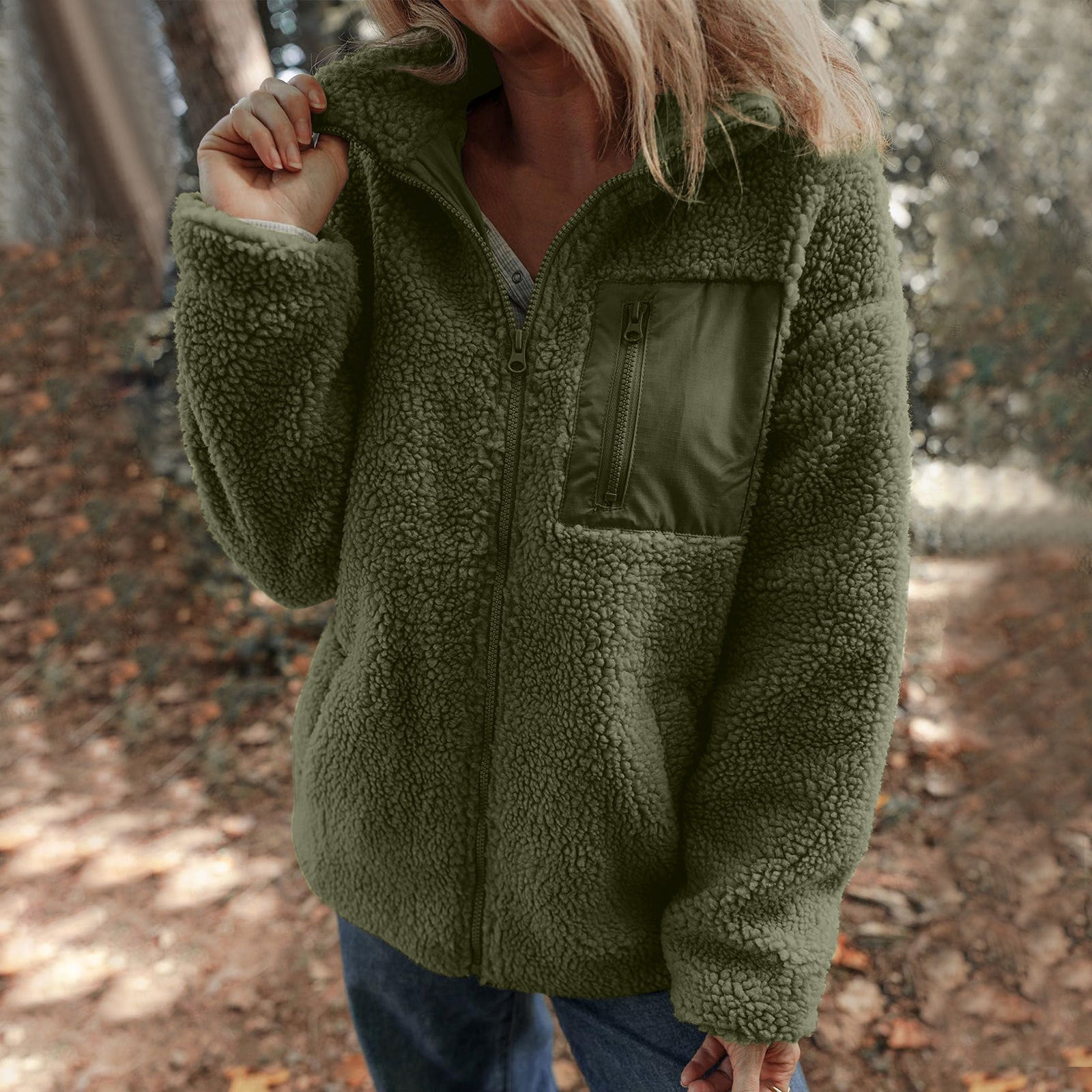 Adele | Sherpa Fleece Jacket