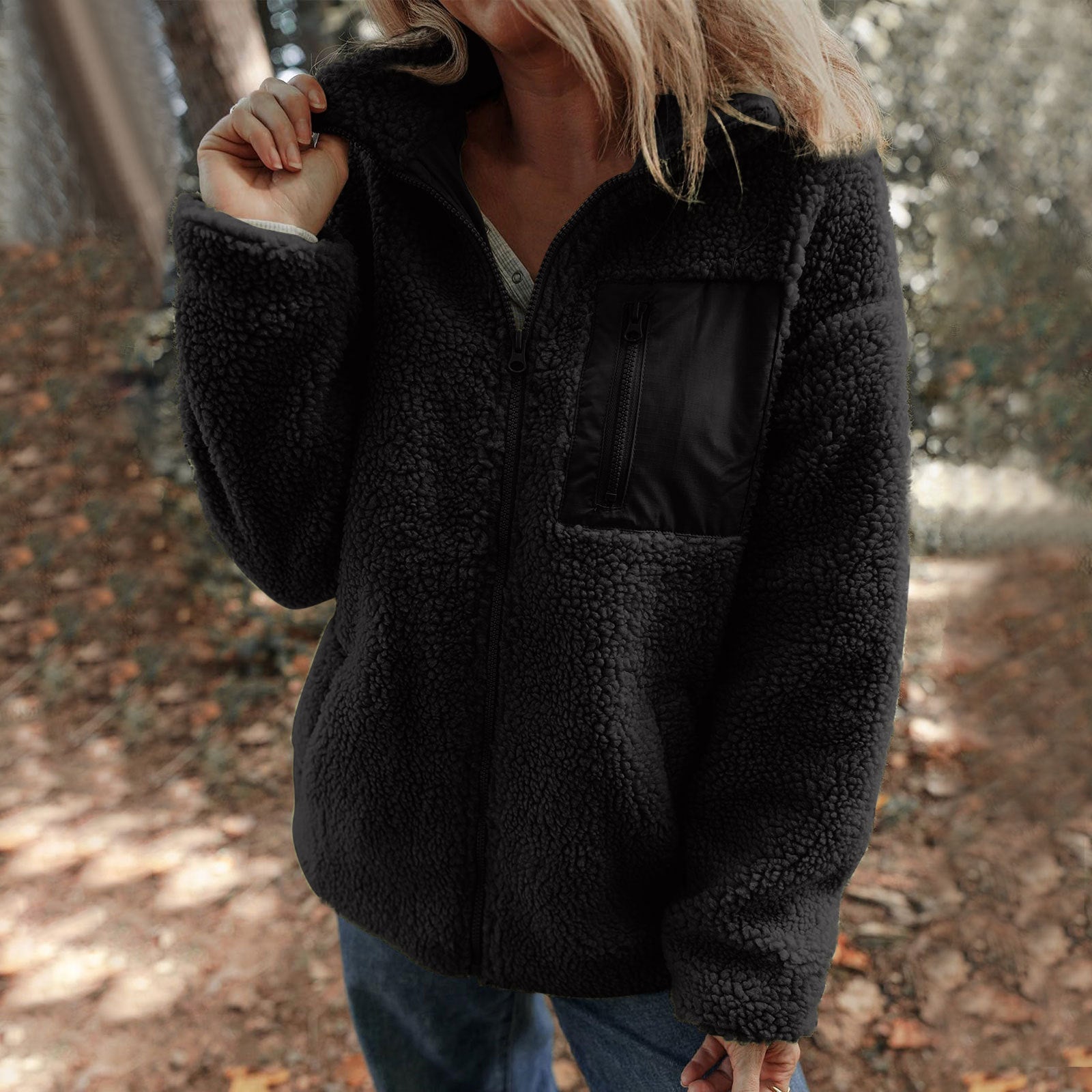 Adele | Sherpa Fleece Jacket