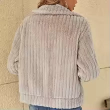Sienna – Textured Fleece Coat