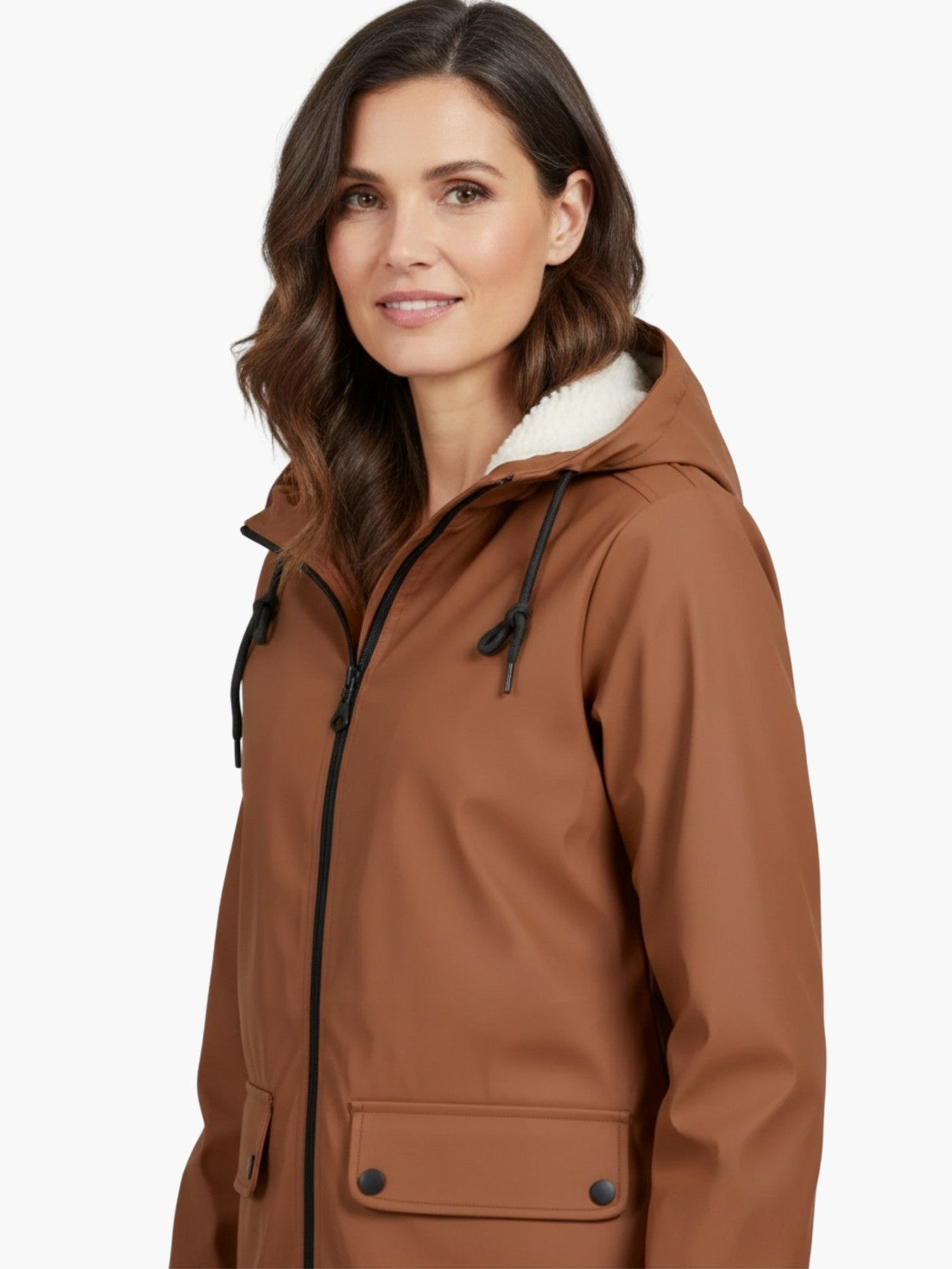 Isolde | Fleece-Lined Rain Parka