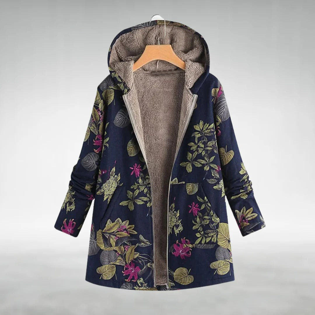 Elora | Floral Fleece Jacket